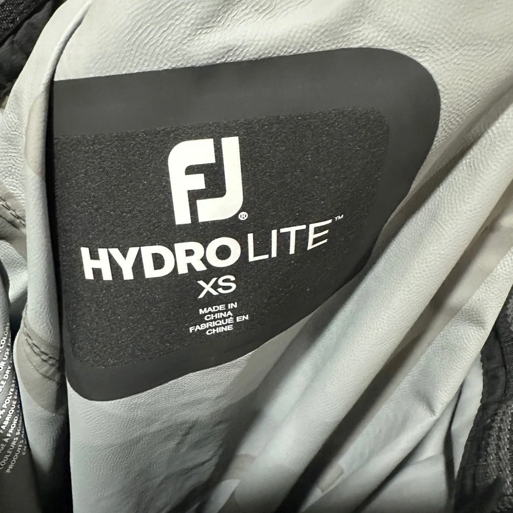 FootJoy HydroLite Golf Rain Pants Mens XS Black Waterproof Trousers 28334